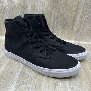 Vans Camden Sneakers Womens Size 11 Hi‎ Top Skate Zip Up Sneakers Shoes Grey